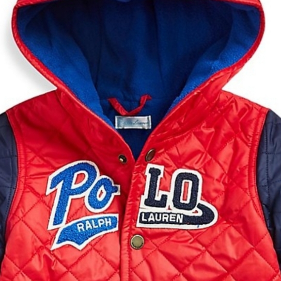 Ralph Lauren Baby  Colourblock Quilted Bunting - Picture 5 of 6